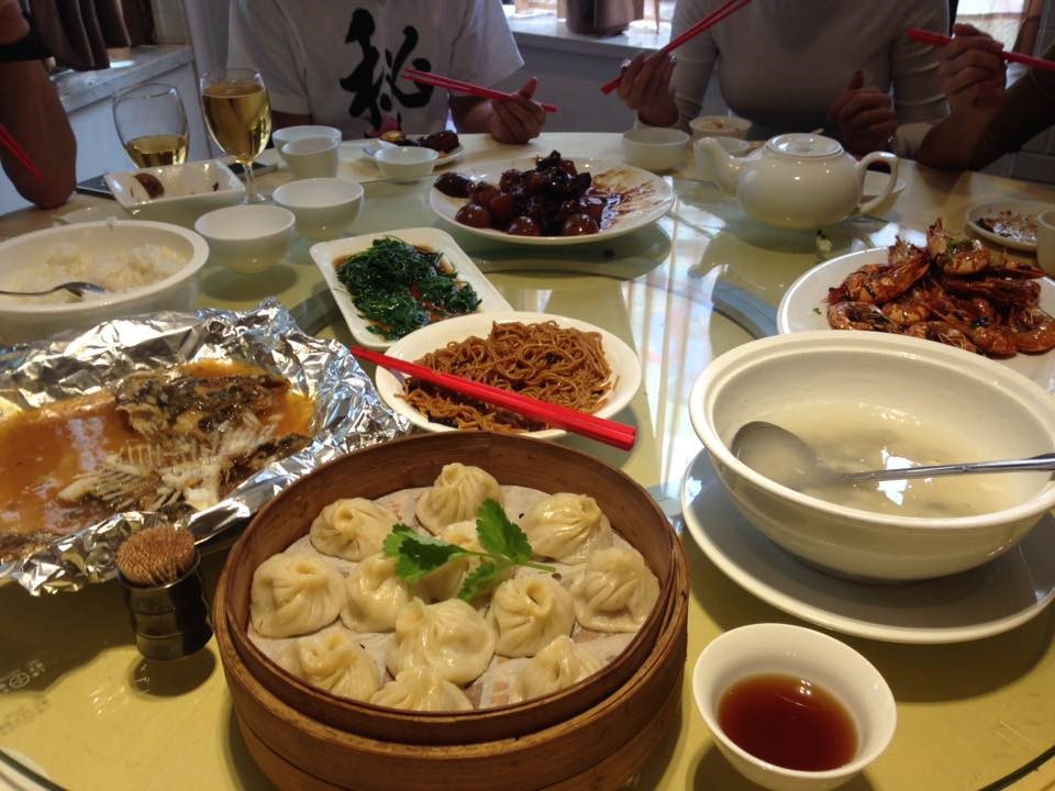 冯翔老师带我们吃的上海菜！